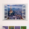thumbnail image 3 of Adhesivo de pared BooDecal con forma de viento falso Diseño 3D 24 x 16 pulgadas, 3 of 3
