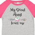 thumbnail image 4 of Inktastic My Great Aunt Loves Me Heart Boys or Girls Toddler T-Shirt, 4 of 5