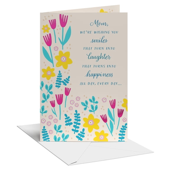 American Greetings Birthday Card for Mom (Cheery Flowers)