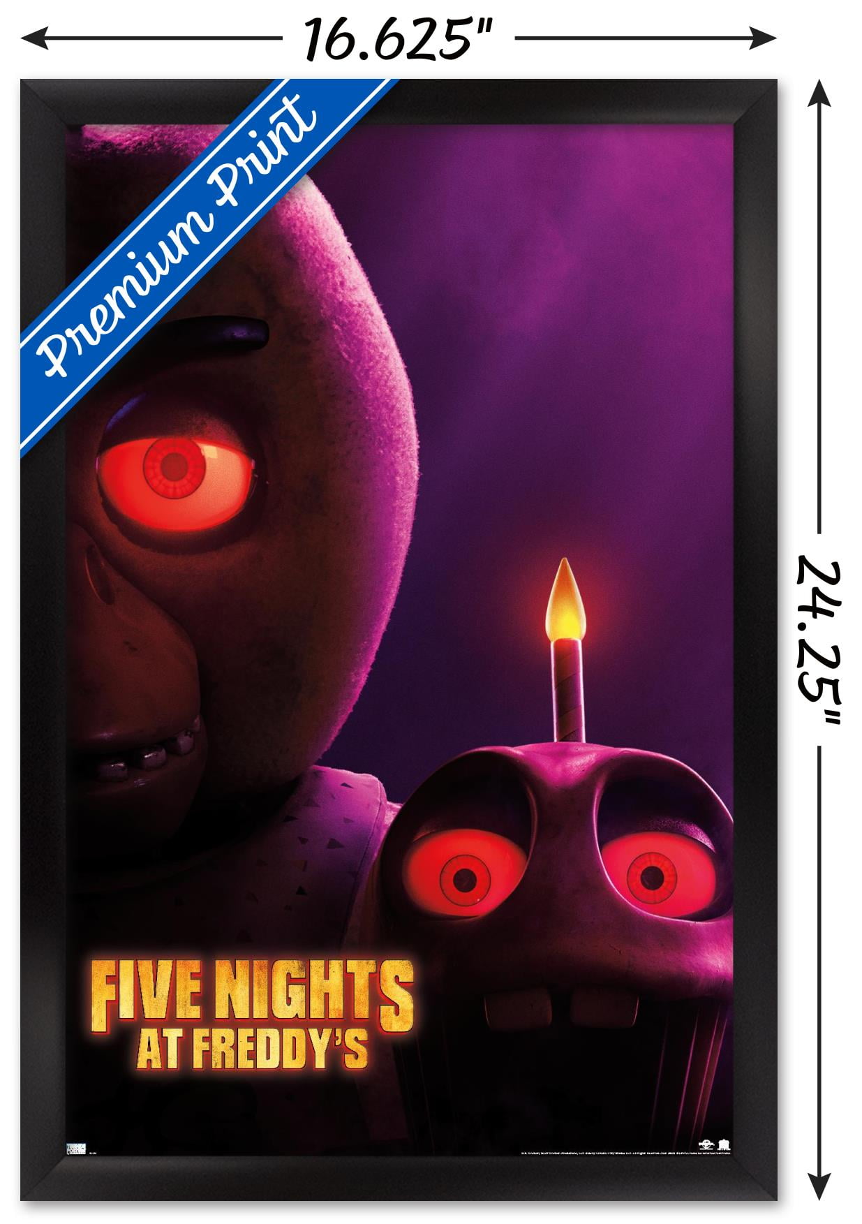 Five Nights at Freddy's Movie Poster /50x70 cm/24x36 in /27x40 in/#266