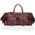 thumbnail image 3 of Bolsa de lona Cuero Cureo Weekender Leather 30 L, color marrón vintage, 3 of 5