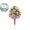 Purple, variant on Dvruxg Artificial Plants Outdoor, Artificial-Flowers for Outdoor Decoration Garden Stake Rose Arrangements Faux Floral Designs for Home Patio Wedding Party and Gifts