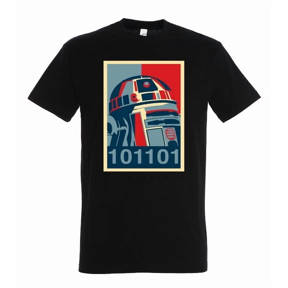 Space Robot Popart Logo Nerd Space Master Star Stars War Wars T-Shirt BLACK Unisex S-5XL Hot Trending Shirt, Vintage Birthday Gift