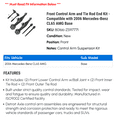 thumbnail image 2 of Front Control Arm and Tie Rod End Kit - Compatible with 2006 Mercedes-Benz CL65 AMG Base, 2 of 2