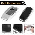 thumbnail image 4 of Funda de Llave de Auto TPU en Tono Plateado para Mercedes Benz Clase E (E200/E200L/E300/E300L/E320/E320L/E400) 2017 - Funda de Control Remoto de 3 Botones, 4 of 6