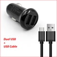 thumbnail image 1 of For Mio Moov 200 210 300 310 330 S501 S401 M400 M500 M510 M560 R403 R303 GPS Dual USB Power Car Charger Adapter + USB Data Cable, 1 of 4