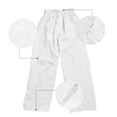 thumbnail image 3 of Uniforme de Taekwondo de algodón completo, ropa deportiva, disfraz de Karate para adultos y niños (180), 3 of 10