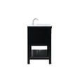 thumbnail image 3 of Elegant Decor Clement 48" Aluminum MDF Single Bathroom Vanity in Gray Finish, 3 of 6
