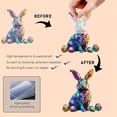 thumbnail image 7 of Vggrvlo Stained Glass Window Hanging Acrylic Colourful Rabbit Suncatcher Housewarming Gift for Mom, Grandma for Christmas Tree Decoration, Birthday Gift for Mom, 7 of 7