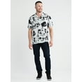 thumbnail image 4 of Beetlejuice Men's & Big Men's Print Button Up Shirt, Sizes S-3XL, 4 of 4