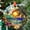 Coconut Tree Landscape2623, variant on Ornament Window Hanging, Pebbles on The Lake Suncatcher Diamond Glass Panel Hangings Flower Sun Catchers Decor for Birthday for Women, Men, Wife, Aunt, and Mom, 2025, Festive Home