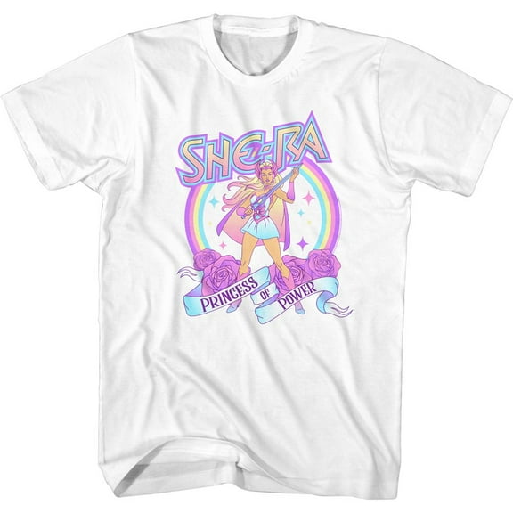 Masters Of The Universe Pastel Goodness White Adult T-Shirt 6Xl