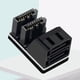 thumbnail image 3 of Ángulo Ascendente SATA 7PIN Adapter 2 Converter Adaptador Angled Con Escritorio Placa Base para, 3 of 7