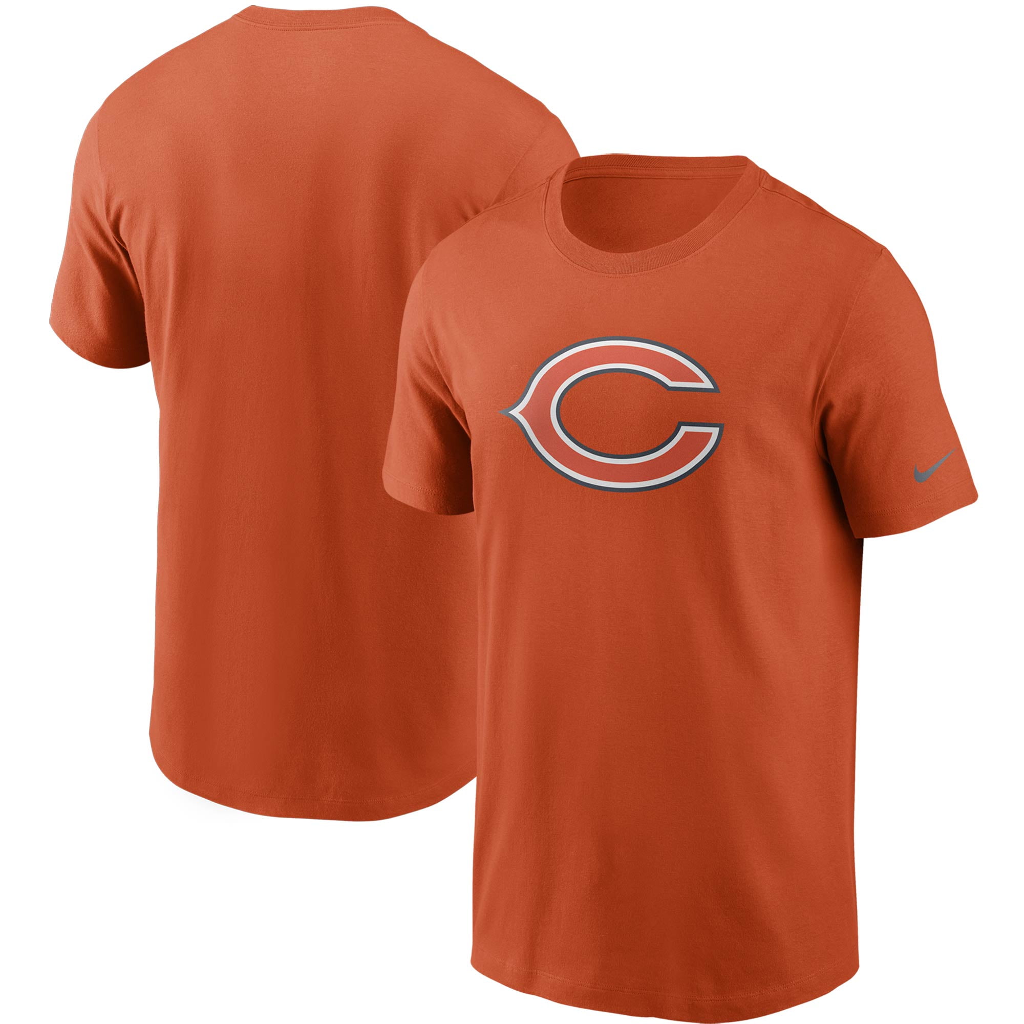 Chicago Bears Nike Primary Logo T-Shirt - Orange - Walmart.com ...
