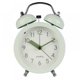 thumbnail image 1 of Saytay Reloj despertador de dormitorio de 3 pulgadas, reloj despertador de metal, reloj de escritorio para decoración del hogar de estudiantes (hy), 1 of 4