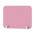 thumbnail image 1 of Abrazadera en el tablero de partición de escritorio Pantallas protectoras Divisor de escritorio resistente para llamadas Rosado Sharpla panel divisorio, 1 of 8