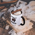 thumbnail image 5 of 3dRose, I Believe In Buffalo, 15oz Two-Tone Black Mug, 5 of 7