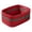 Red-25.5*34.5*15cm, variant on SUYOLL Rope Woven Storage Basket Decorative Organizer For Towels Nursery Shelf Home Organization Storage Hamper Black