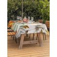 thumbnail image 2 of Outdoor Tablecloth with Umbrella Hole and Zipper, Orange Pumpkins Fall Rectangle Table Cloth 60x84 Inch Waterproof Tablecloth, Thanksgiving Botanical Sunflower Rustic Picnic Table Cover for Patio, 2 of 7