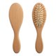 thumbnail image 2 of cepillo y peine,Juego de 3 piezas Cepillo de Pelo de Bebé Peine Lana Natural Cepillo de Pelo de Madera Recién Nacido Peine Infantil Cabeza Masajeador, 2 of 5