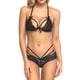 thumbnail image 1 of Gibobby Conjunto de lencería de encaje Body de Camisola Sexy con Cordones y Espalda Abierta con Panel de Malla para Mujer Lencería Sexy de San Valentín Body Encaje(Negro, M), 1 of 5