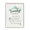 thumbnail image 4 of Stupell Industries Laundry Schedule Blue Clothes Hanger Sort Wash Fold, 16 x 20, Design by Natalie Carpentieri, 4 of 5