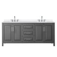 thumbnail image 6 of Wyndham Collection Wcv252580d-Qtz-Us3mxx Daria 80" Free Standing Double Basin Vanity Set -, 6 of 7
