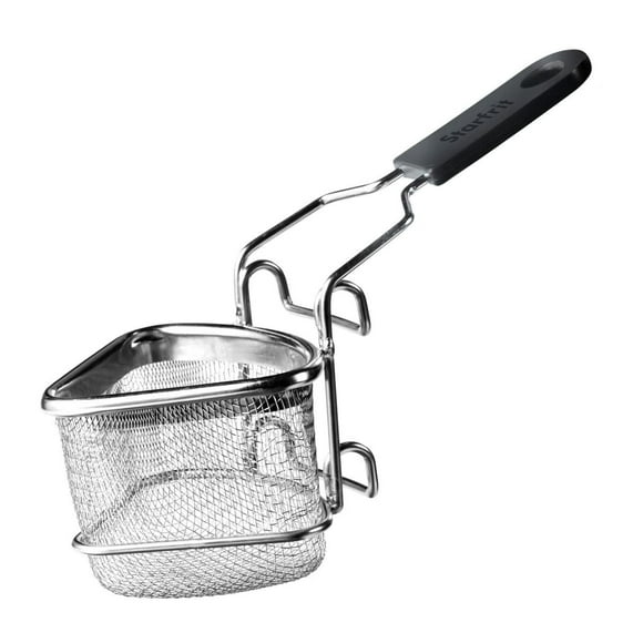 Starfrit Panier De Cuisson À Fondue, Acier Inoxydable, 2 Positions D’égouttage, Poignée Résistante À La Chaleur, Capacité 200 ml,, Compatible Avec La Plupart Des Caquelons
