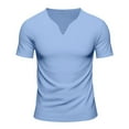 thumbnail image 1 of Camiseta básica de manga corta y cuello redondo para hombre: informal, streetwear, gimnasio, versátil para combinar, 1 of 8