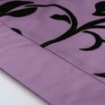 thumbnail image 4 of PiccoCasa Flower Blossom Flocked Damask Table Runner Home Decor, 76"X11", Purple, 4 of 7