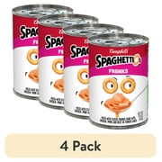 (4 pack) SpaghettiOs Canned Pasta with Franks, 15.6 oz Can