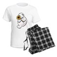 thumbnail image 4 of CafePress - Sunny Manatee Pajamas - Women's Short Sleeve Print T-Shirt and Pants Light Cotton Pajama Set, 4 of 7