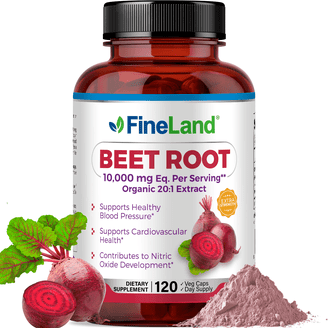 Zazzee Naturals Organic Beet Root Capsules 8000 mg Strength 20:1