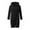 Black, variant on Fleece Zip Up Robes for Kids Girls Polar Fleece Jumpsuit Hooded Bear Ear Long Sleeve Hooded Front Zipper Robes Solid Furry Romper Winter Thermal Outfits