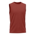 thumbnail image 2 of Ruyang Teen Boys Crew Neck Vest Summer Solid Sleeveless Camisole Tops Casual Basic Athletic Jogger Tank Tops 5-12 Years, 2 of 7
