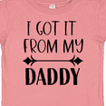 thumbnail image 4 of Inktastic I Got It From My Daddy Boys or Girls Baby T-Shirt, 4 of 5