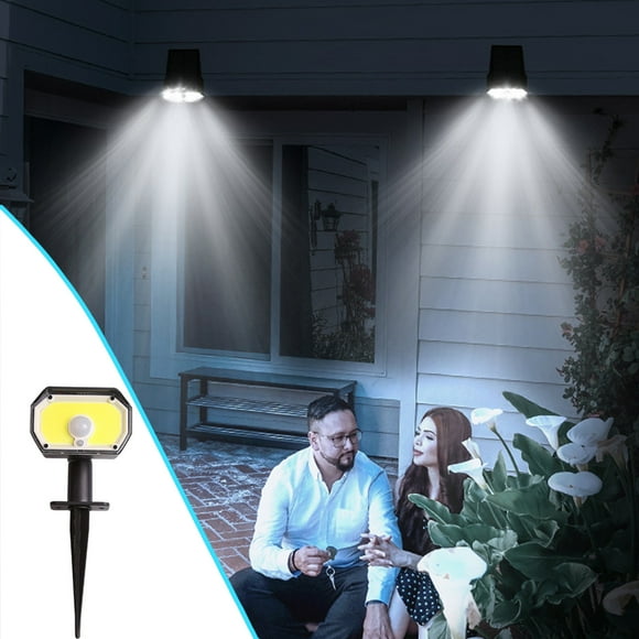 Dvkptbk solar lights Solar Lawns Outdoor Patio Landscapes Lawns Street Light Garden Cottage Lighting Wall Light Solar Wall Light, Dual Purpose Location Floor Plug Light