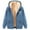 (Type 12)Navy, variant on Women's Fleece Lined Zip Up Hoodie Jacket Long Sleeve Cozy Warm Sweatshirt Coat