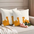 thumbnail image 2 of Outdoor Pillow Covers Pack of 2, Japanese Lovely Cats Waterproof Throw Pillowcase Cushion Cases, Orange And Winds Kitty Decorative Pillow Cover for Couch Sofa Home Bed Patio, 2 of 9