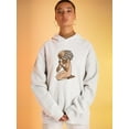thumbnail image 2 of African American Ethnic Girl Hoodie Women -Image by Shutterstock, Female XX-Large, 2 of 4