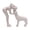 White, variant on White Woman And Dog Statue Figurine With Hand-Carved Resin Finish Pet Lover Memorial Sculpture For Home Decor Desk Display And Dog Memorial Gift 6.2X5.3X1.1In 0.62Lb