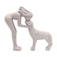 thumbnail image 2 of CaiYueKe Woman and Dog Statue Resin Figurine Home Decor Pet Lover Gift Memorial Keepsake for Shelf Desk Mantel Comforting Sculpture Bond Between Human and Pet, 2 of 7
