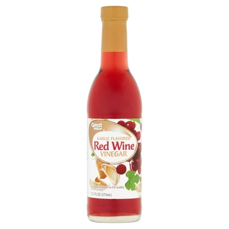 Great Value: Garlic Flavored Fine Red Wine Vinegar, 12.7 Oz