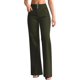 thumbnail image 4 of Jeans de pierna ancha para mujer, casuales, de talle alto, elásticos, holgados, pantalones de mezclilla, verde militar, talla X-Large., 4 of 4