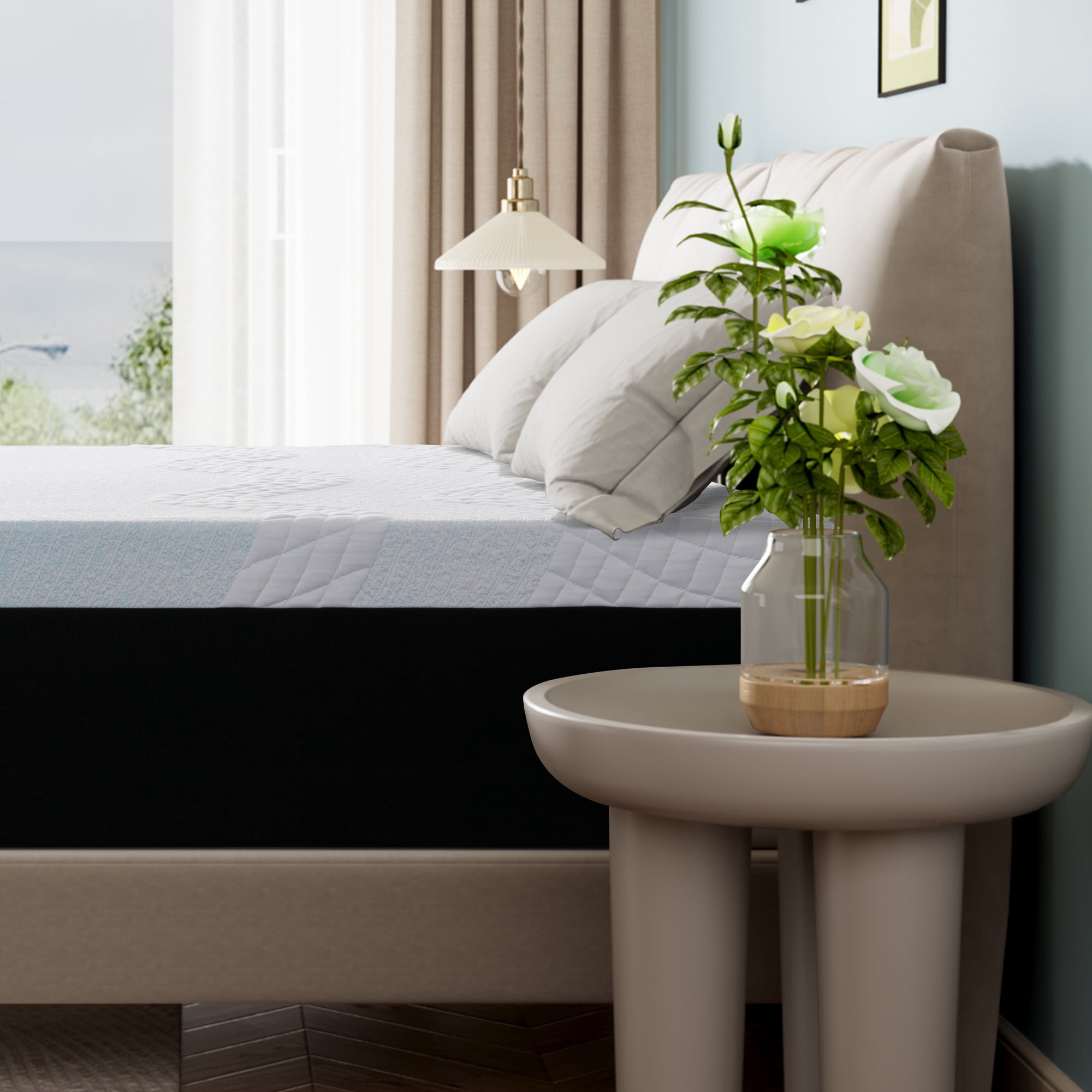 Full Size Mattress, 8" Medium Gel Memory Foam Mattress in a Box, Pressure Relieving for Adult