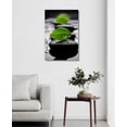 thumbnail image 3 of Zen Canvas Wall Art Spa Stones Picture Wall Decor Framed Meditation & Calm Painting Minimalist Prints Spiritual Room Living Room Bathroom Ready to Hang, 3 of 5