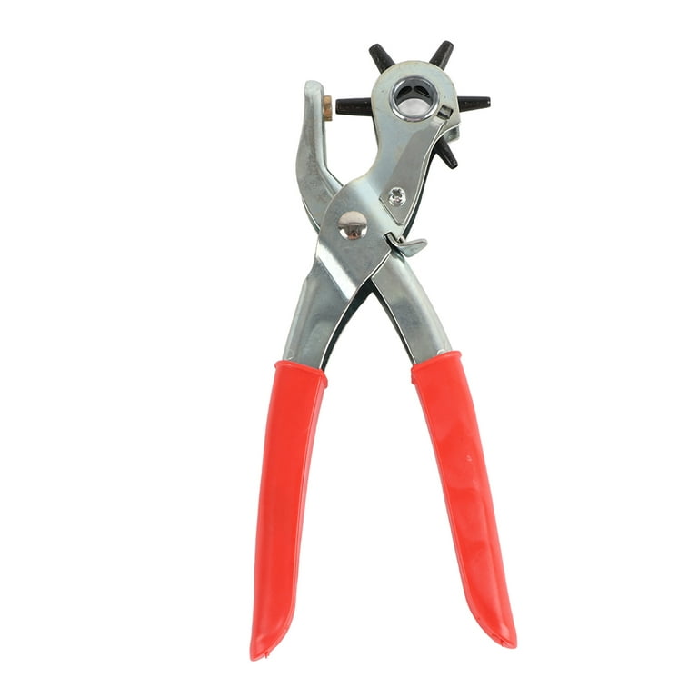 Leather Hole Punch Belt Hole Puncher for Leather Revolving Punch Plier Kit  Leather Punch Plier for Leather, Belts, Watches, Handbags, Leather Punch