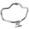 thumbnail image 2 of Krator Engine Guard Highway Mustache Crash Bar Compatible with Harley Davidson Sportster 1200 883 XL 2004-2020 and XR 1200 2008-2013, Chrome, 2 of 8