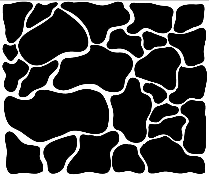 Black Adhesive Cow Print Stickers Cow Print Vinyl Wall Art Decal Removable Cow Print Wall Decor Waterproof Animal Design Cow Decals for Walls Bedroom Living Room Nursery 184 Pieces Cow Print Decor 