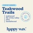 thumbnail image 3 of Wax Warmer Happy Wax Earth Outlet con senderos de madera de teca de 120 ml, 3 of 7